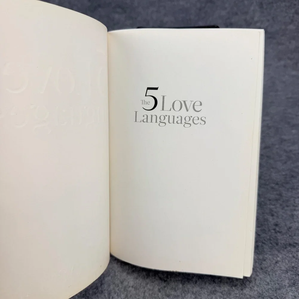The 5 Love Languages Gary Chapman Paperback Book Secret to Love That Lasts